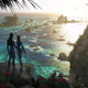 Two Na’vi contemplate their beach vacay, presumably.